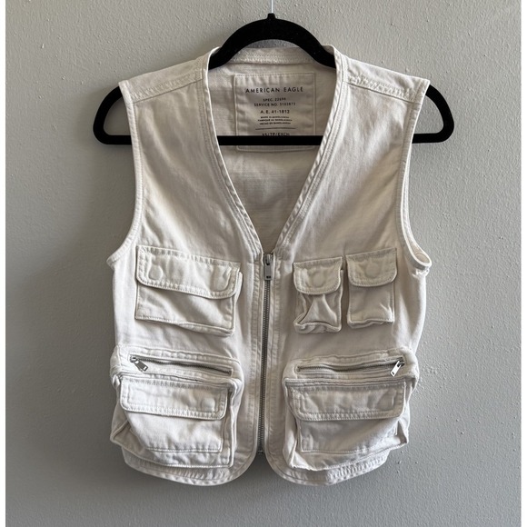 American Eagle Outfitters Jackets & Blazers - American Eagle Women's Utility Cargo Vest Size XS Outdoor Pockets